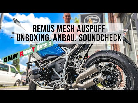 BMW RnineT Euro 5 - Finally sound through Remus Mesh
