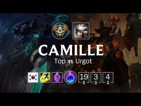 Camille Top vs Urgot - KR Challenger Patch 8.21