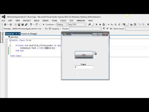Int Function - Visual Basic VB.Net Explained