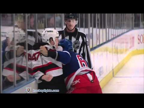 Brad Mills vs Brandon Prust Sep 23, 2010