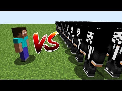 TEN - Minecraft Animations - Minecraft Battle: NOOB vs PRO: HEROBRINE VS 1000 HACKERS CHALLENGE / Animation