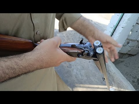 Double barrel  belgium 12 bore gun test fire 🔥