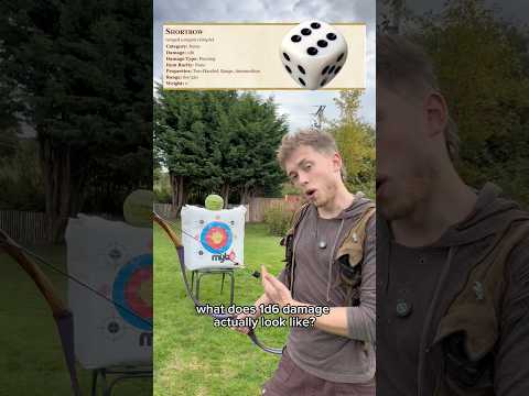 What does 1d6 damage look like in real life?