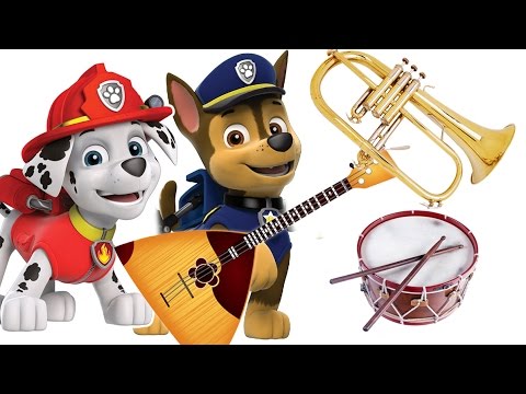 Musical Instruments for Kids with PAW Patrol | MusicMakers Compilation