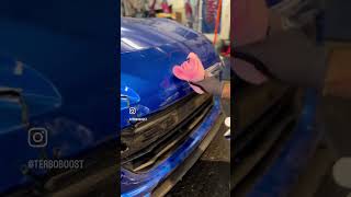 Using Acetone to remove paint scuff!