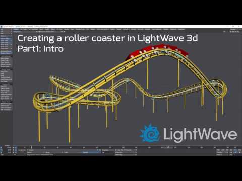 Tutorial: Creating a roller coaster in LightWave 3D