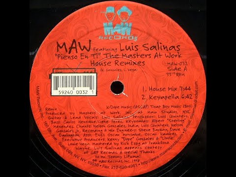 Masters At Work Feat. Luis Salinas - Pienso En Ti (House Mix) (1998)