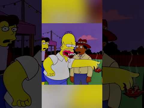 El chile que hizo perder la razón a Homero #lossimpson #simpsons