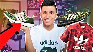 THE NEW BAPE ADIDAS COLLECTION and ULTRA BOOST!