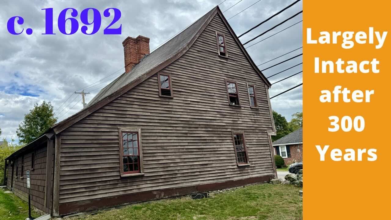 Boardman House, c. 1692, Saugus, MA: Largely Intact after 300 Years - History Bites: New England 