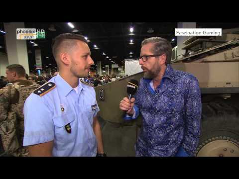 Bundeswehr auf der Gamescom: Interview mit Nils Feldhoff am 11.08.2015