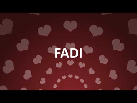HAPPY BIRTHDAY FADI