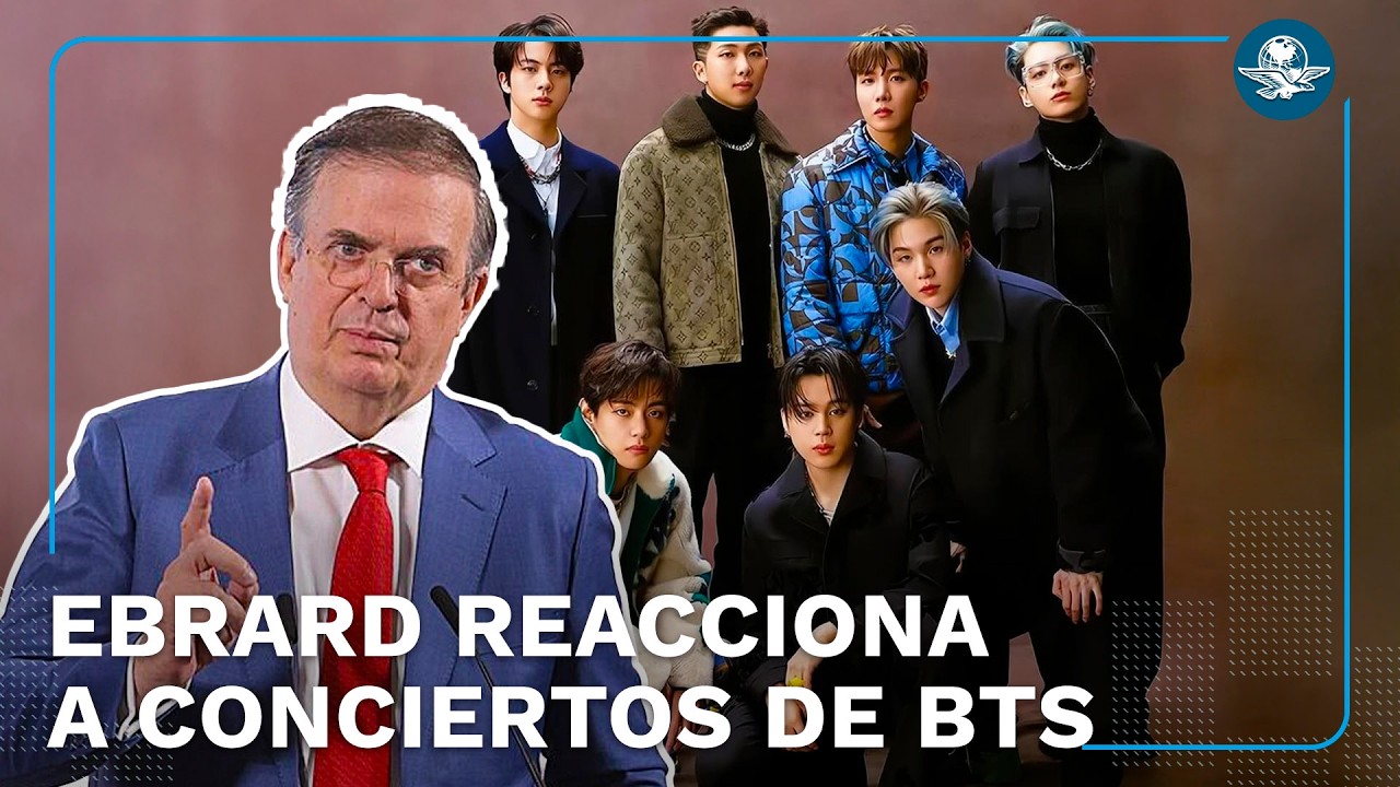 Ebrard se suma a la euforia por conciertos de BTS
