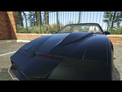 GTA V Knight Rider KITT Breaks Michael Out Of Jail