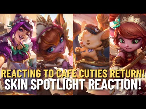 Reacting To The Cafe Cuties 2023 Skin Spotlights! | League of Legends