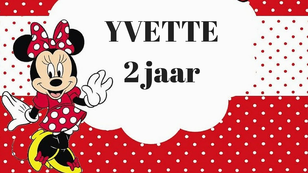 Minnie Mouse kinderfeestje 2 jaar