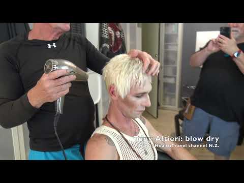 Blow dry for men's hair  Toni Altieri