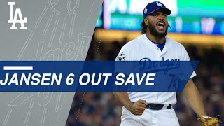 Kenley Jansen gets six outs to seal Game 6 win for Dodgers