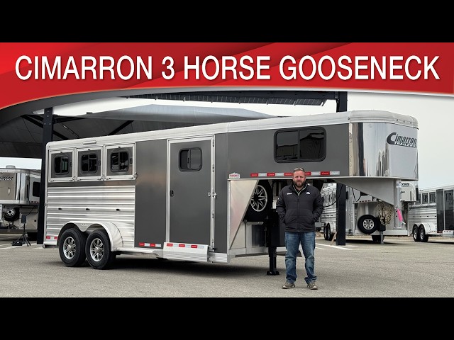 Preview image of Cimarron Norstar 3 Horse Gooseneck With RTG Package youtube video