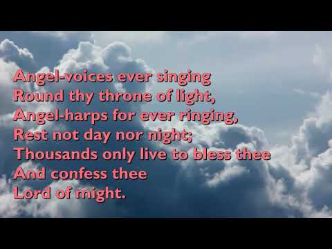 Angel Voices, Ever Singing (Tune: Angel Voices - 5vv) [with lyrics for congregations]