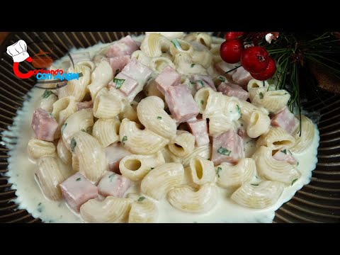 Sopa Fría De Coditos CREMOSA Con Jamón.