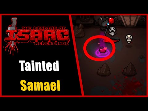 SINERGIAS INSANAS COM TAINTED SAMAEL - The Binding of Isaac Repentance - #794 PTBR