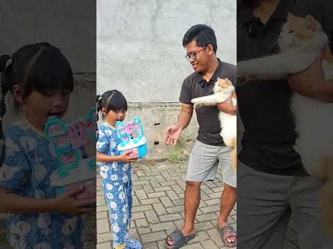 nyanyi tor monitor dapat hadiah mainan 💞 humairaazzahra6 #shorts