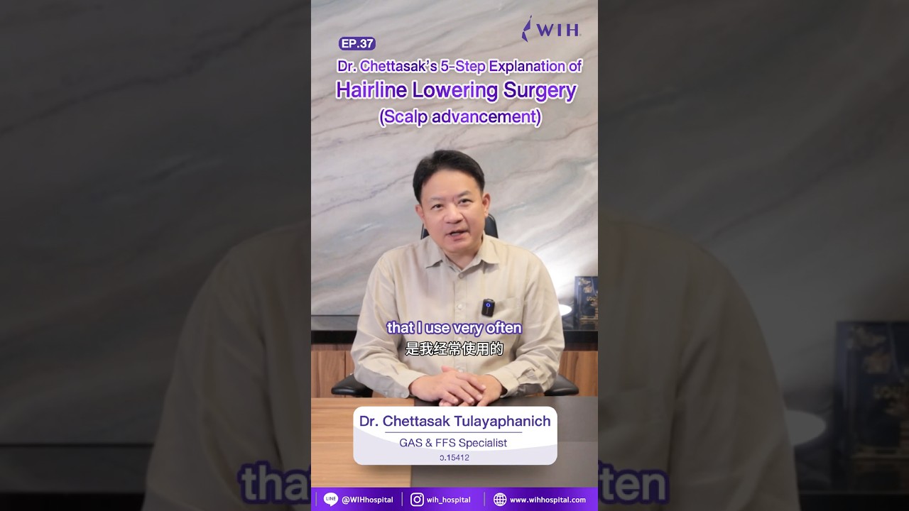 EP.37 | Dr. Chettasak – Scalp Advancement (Hairline Lowering Surgery) Without Hair Transplant
