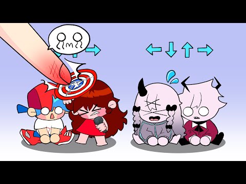 Anime Chibi Fnf vs Finger l Friday Night Funkin' Animation l BF and GF l Rasazy Selever