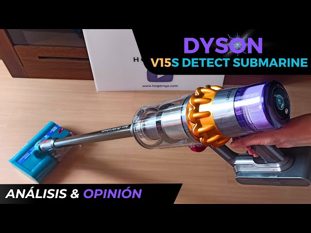 Silvia Jiménez probando la Dyson V15s Detect Submarine en Hogarsys