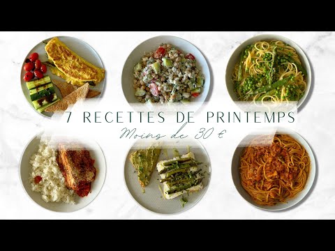 7 recettes pour le printemps (et ma recettes de meringues)