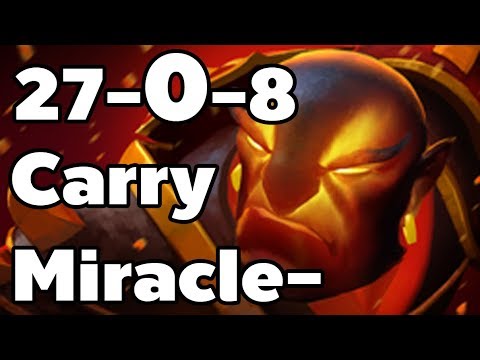 Miracle- Ember Spirit Carry Full Gameplay