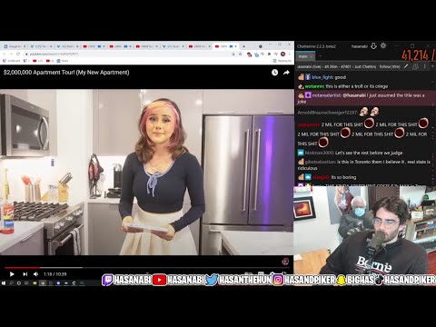 2/2 HasanAbi June 7, 2021 – Neekolul (Ok Boomer) $2 Million Apartment Tour, Psychiatrist Movie REACT