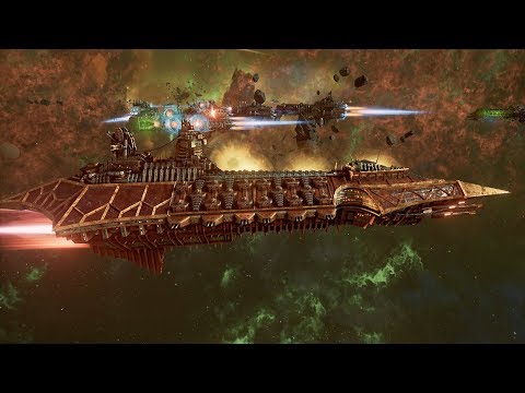 Imperial Navy (The Inquisition) vs Chaos! Rank 146 - Battlefleet Gothic Armada