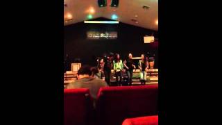 scarlet fade singing umbrella at my church