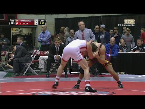 Big Ten Rewind: 2015 Championship - 133 LBs - Minnesota's Chris Dardanes vs. UW's Ryan Taylor