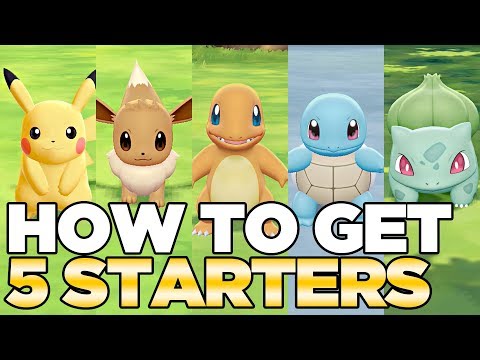 So erhalten Sie 5 Starter in Pokemon Let's Go Pikachu & Eevee | Austin John spielt HD CC