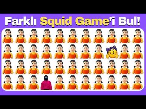 Find the Different One! 🧠 Squid Game 2️⃣ | 60 Levels | Easy, Medium, Hard | Mind Cube Quiz