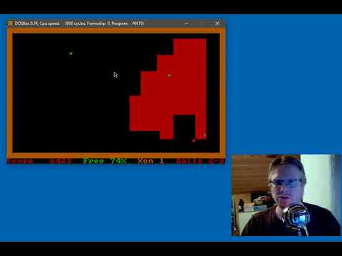 Retro: Antix - AntiXonix Spiel für MS-DOS