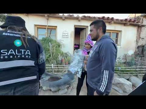 Desarrollo Social continúa con el operativo “Salta Te Abriga” en municipios del interior provincial