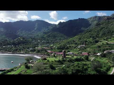 Giant Tiki of Nuku Hiva - Marquesan Island - French Polynesia