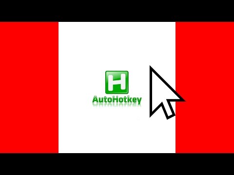 How to install Autohotkey and make a rapid click script