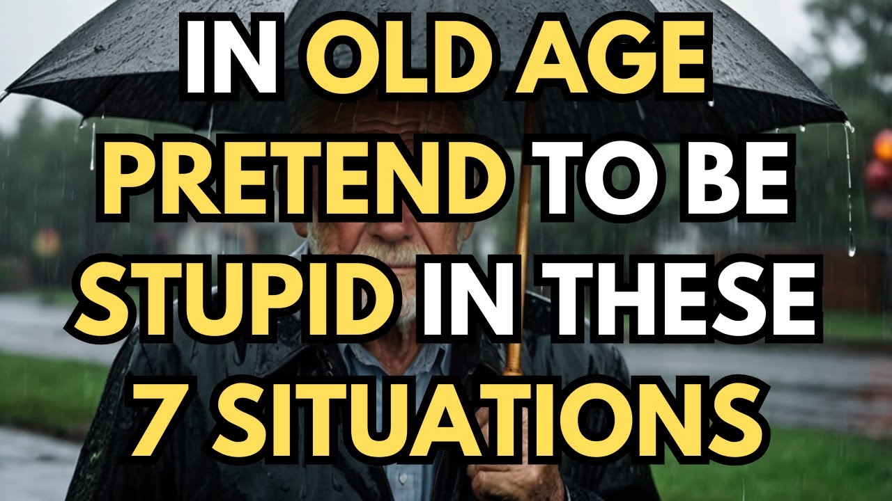 In Old Age, Pretend to Be Stupid in These 7 Situations