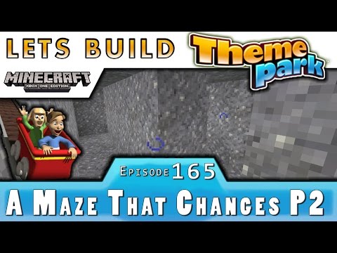Minecraft :: Lets Build A Theme Park :: A Maze That Changes P2 :: E165