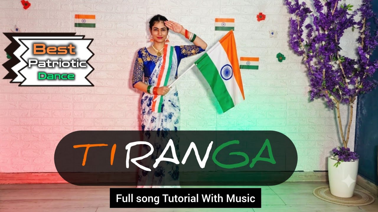 TIRANGA🇮🇳 Tutorial With Music | Step by Step Dance for Independence Day | Easy dance for 15 august 