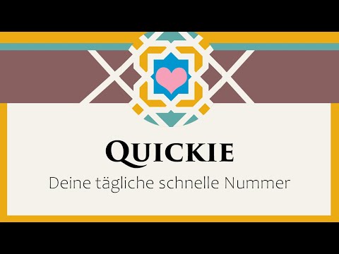 Quickie 😇 13. April 2022 I "Unterbewusstes will an die Oberfläche! Lass es raus!" ❤️
