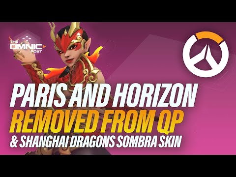 Paris and Horizon removed from Overwatch QuickPlay & New Sombra Dragons skin
