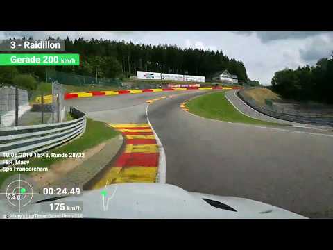 My fastest Lap at Public Driving Experience | Circuit of Spa-Francorchamps