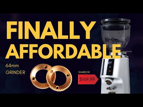 $169 64mm Flat Burr Grinder Review- Game Changer? The Shardor 64