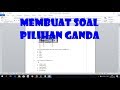 Cara Membuat Soal Pilihan Ganda (PG) Cara Membuat Soal Pilihan Ganda (PG)